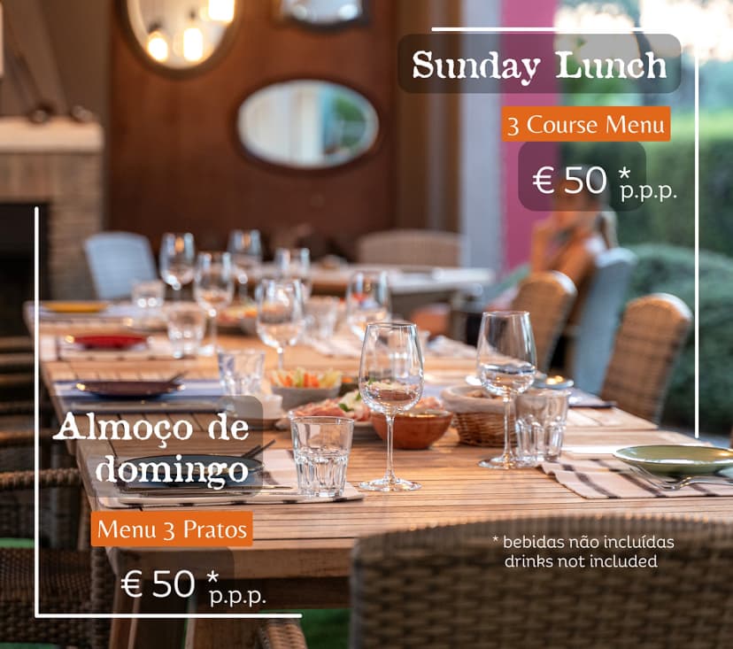 Sunday Lunches at Fazenda Nova boutique hotel in Algarve