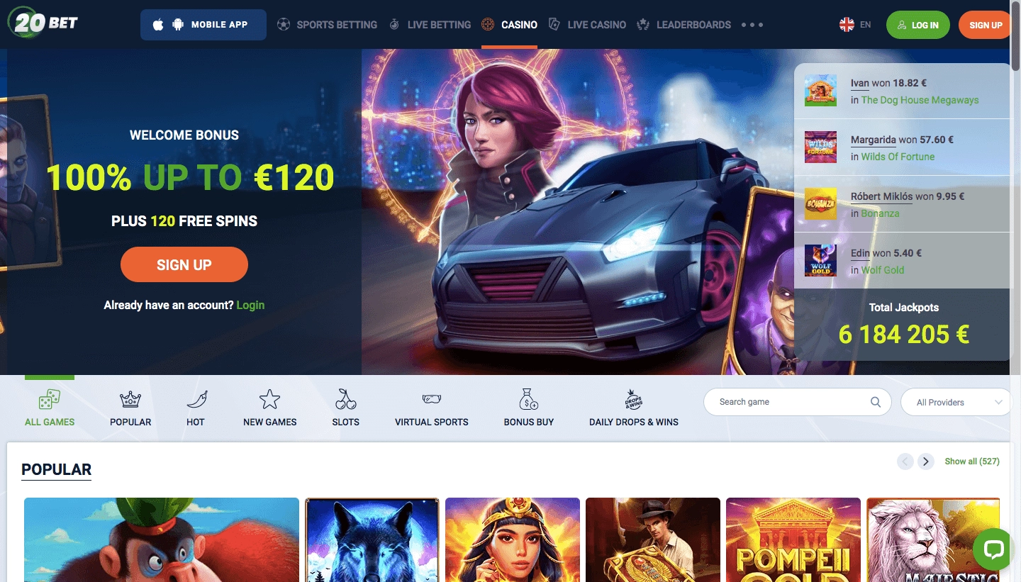 20bet casino