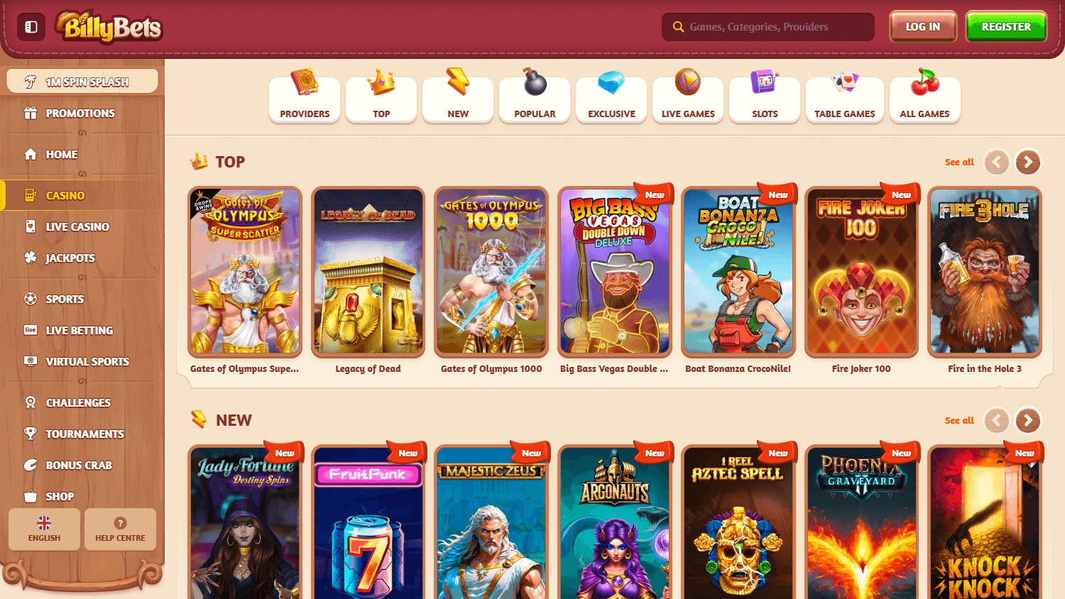 BillyBets casino
